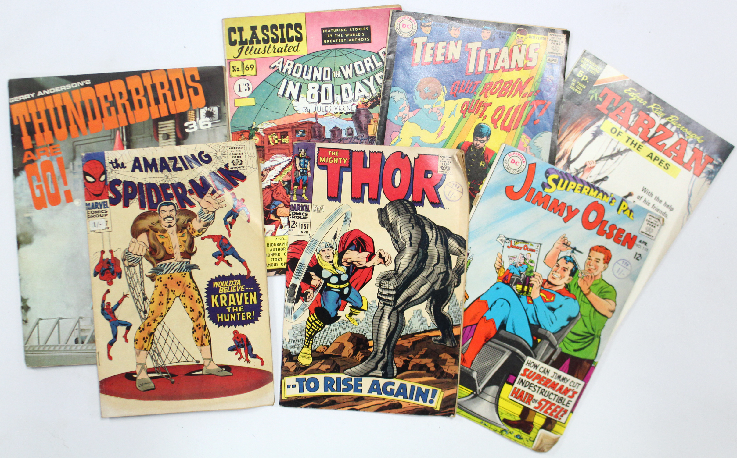 Various children’s comics & books; together with various other volumes