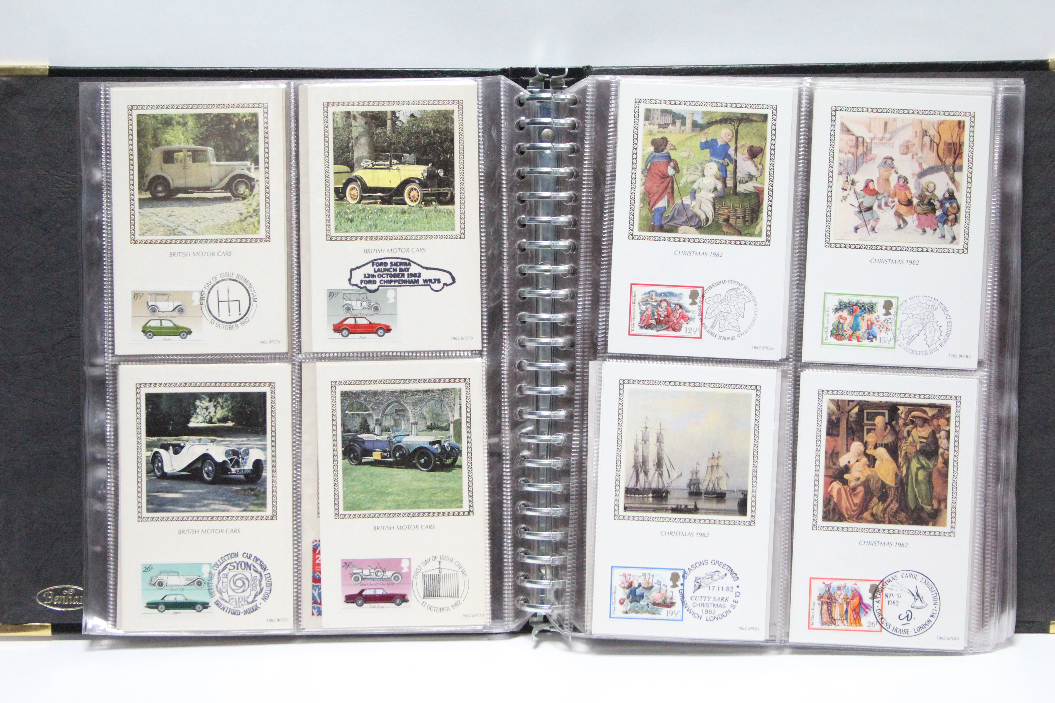 A collection of approximately 240 Benham silk First Day covers, early 1980’s in four albums; & - Image 4 of 4