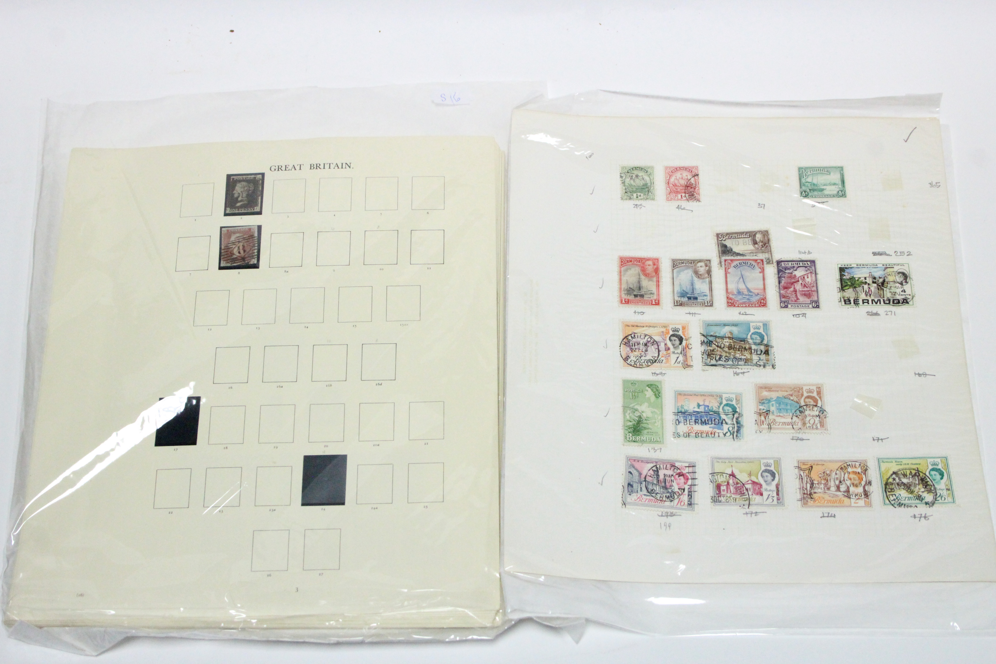 A collection of GB & foreign stamps, including a 1d Black, in various albums/stock books, & on album - Image 4 of 6