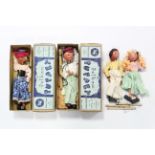 Two Pelham type SS string puppets “Dutch Girl” & “Mitzi”, both boxed, & another Pelham string