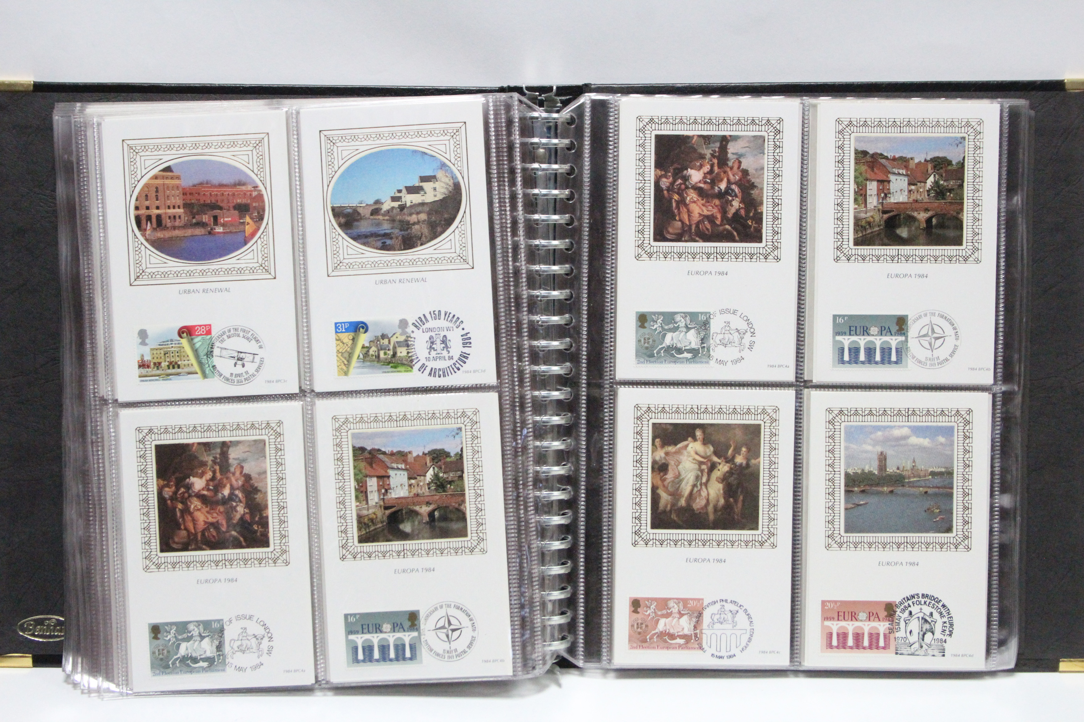 A collection of approximately 240 Benham silk First Day covers, early 1980’s in four albums; & - Image 3 of 4