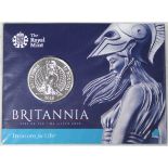 A Royal Mint “Britannia” silver £50 coin, 2015.