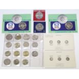 A Collection of British & foreign coins, commemorative crowns, etc.