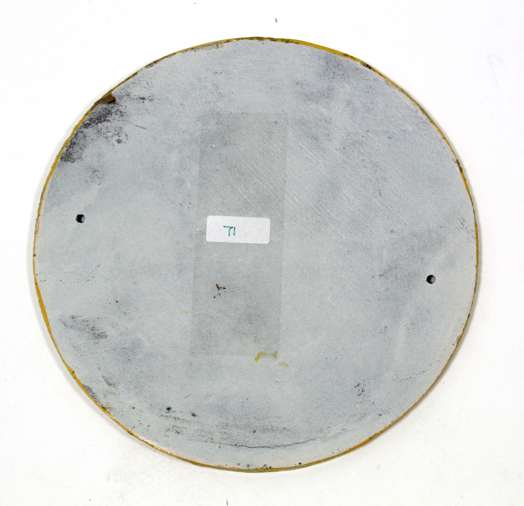 A modern painted cast-iron circular plaque “CHELSEA FOOTBALL CLUB”, 9½” diam. - Image 2 of 2