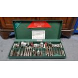 A Housley “Festival Collection” one hundred piece stainless steel cutlery set, boxed; a Denby