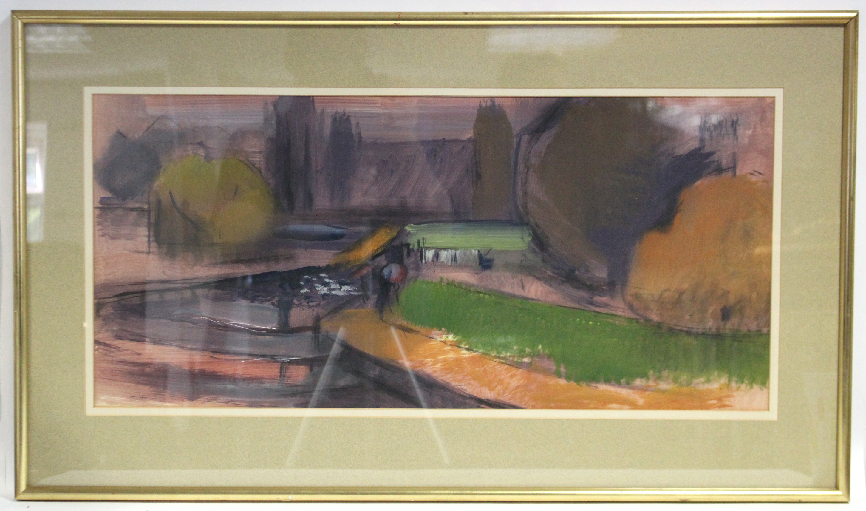 TIMOTHY GIBBS (1923-2012). “The Backs II”. Signed & dated ’69, & inscribed verso; pastel/