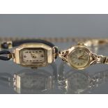 A Tudor Royal ladies’ wristwatch, the small circular champagne dial with gold baton numerals, Arabic