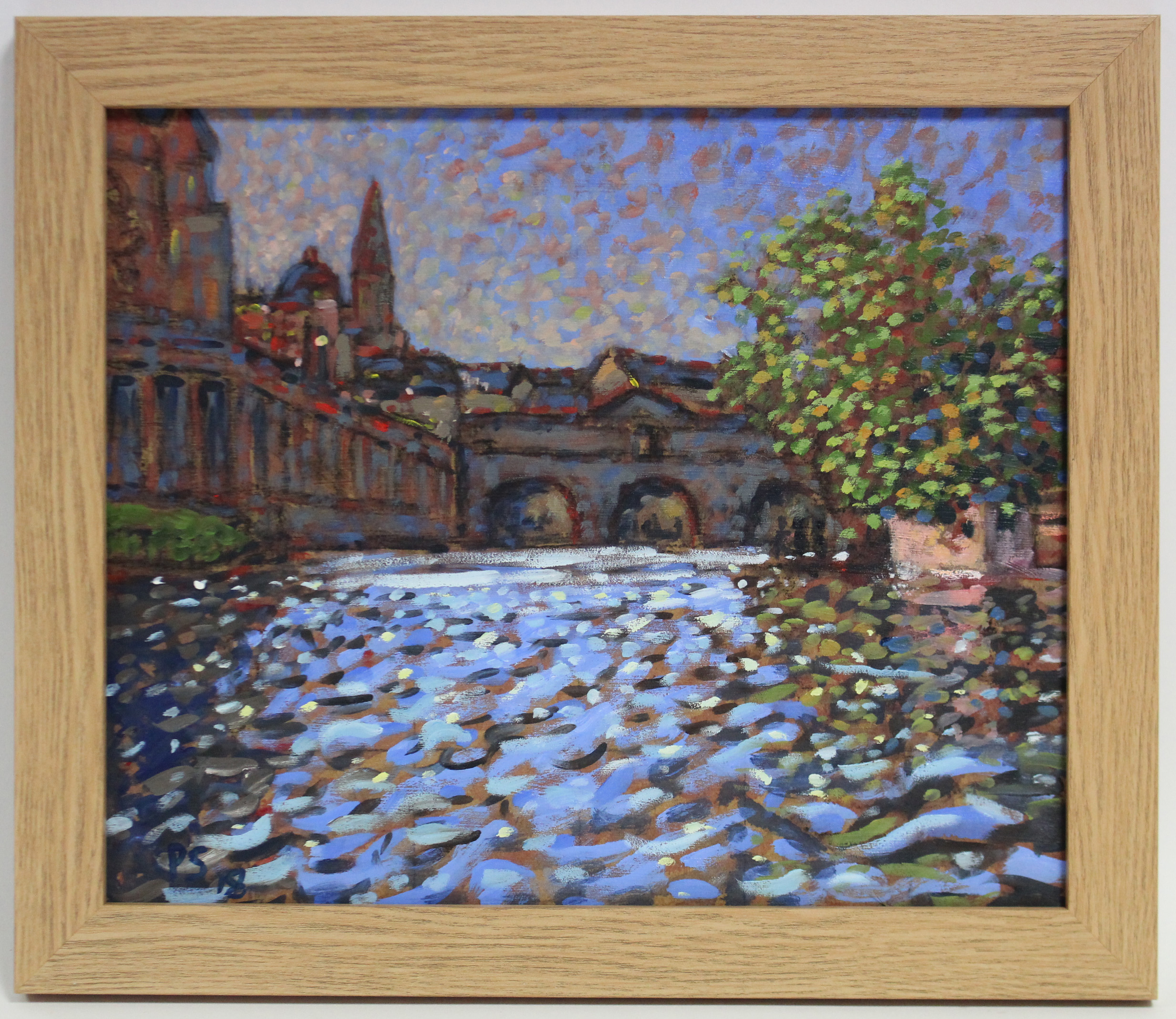 PAUL STEPHENS (contemporary). “Boating on the River Avon”, & “Dappled Light – A View of Pulteney - Image 2 of 4