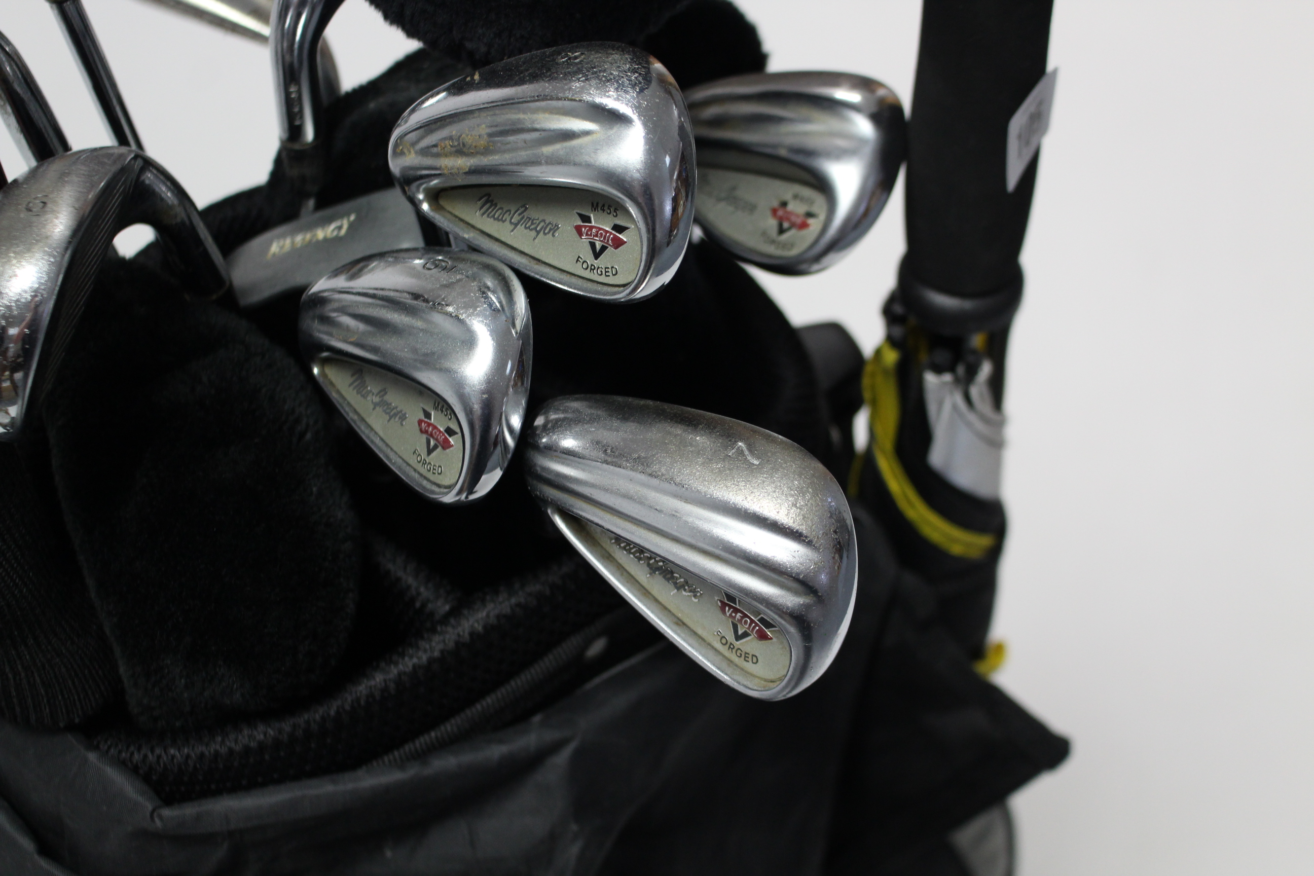 A matched set of fourteen golf clubs with golf club bag & trolley. - Image 3 of 3