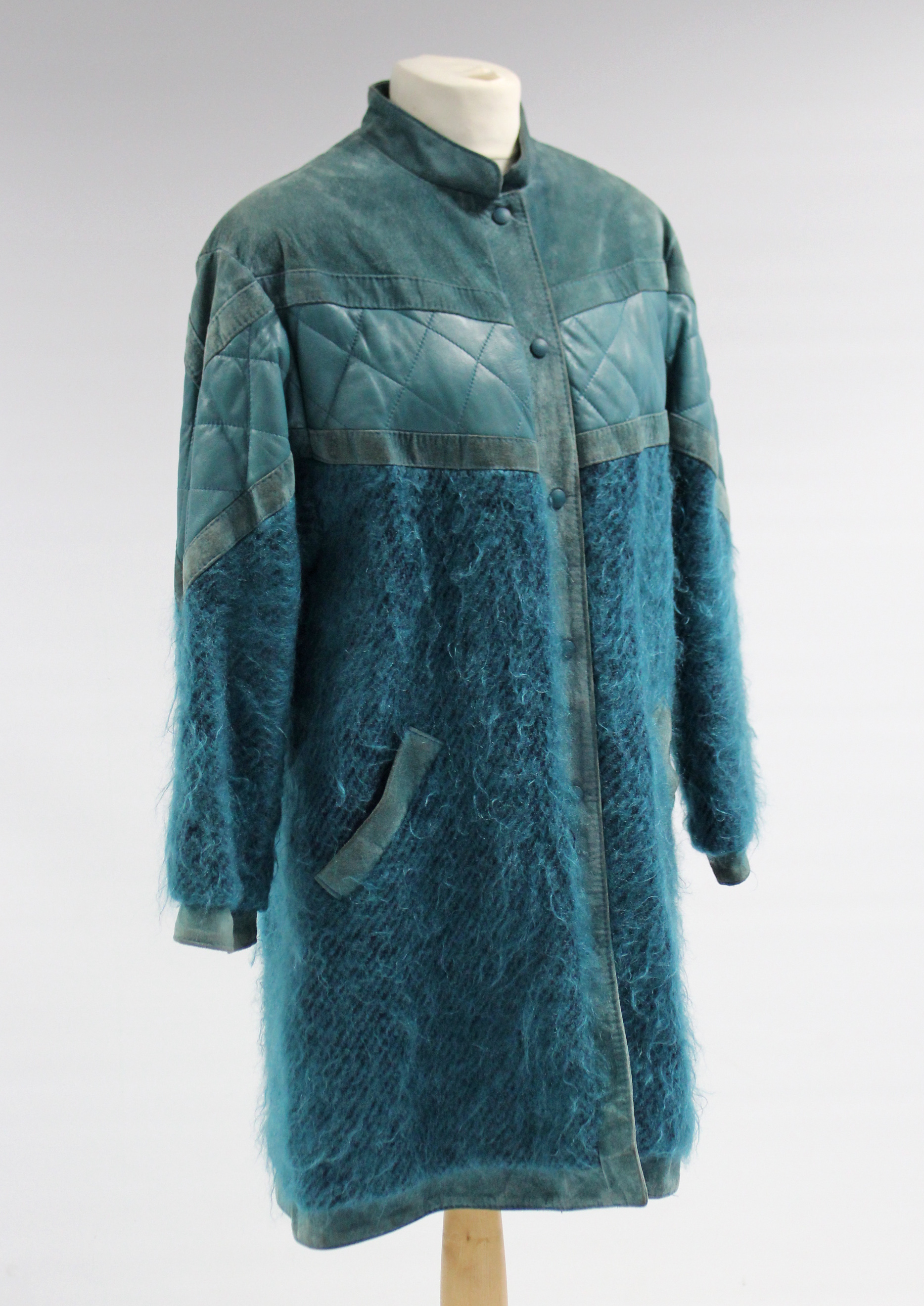 A Jinx Senior of Toronto turquoise ladies’ housecoat; a black graduation robe; & various other items