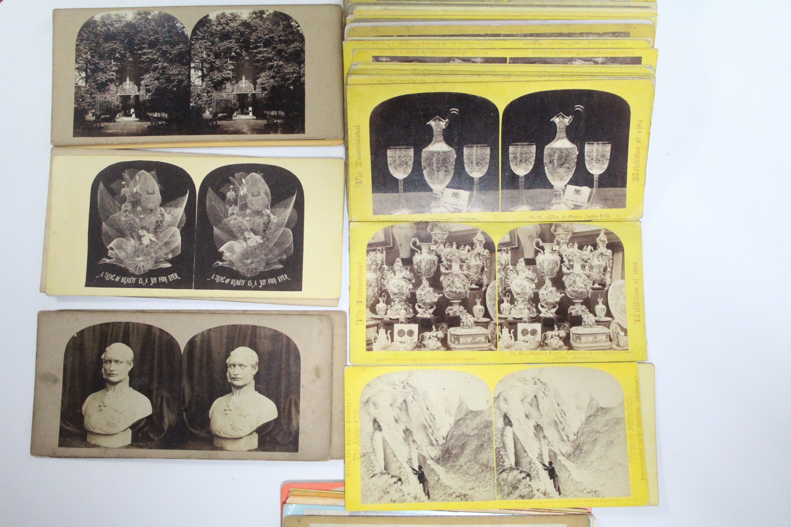 Approximately forty various antique stereoscope cards. - Image 3 of 3