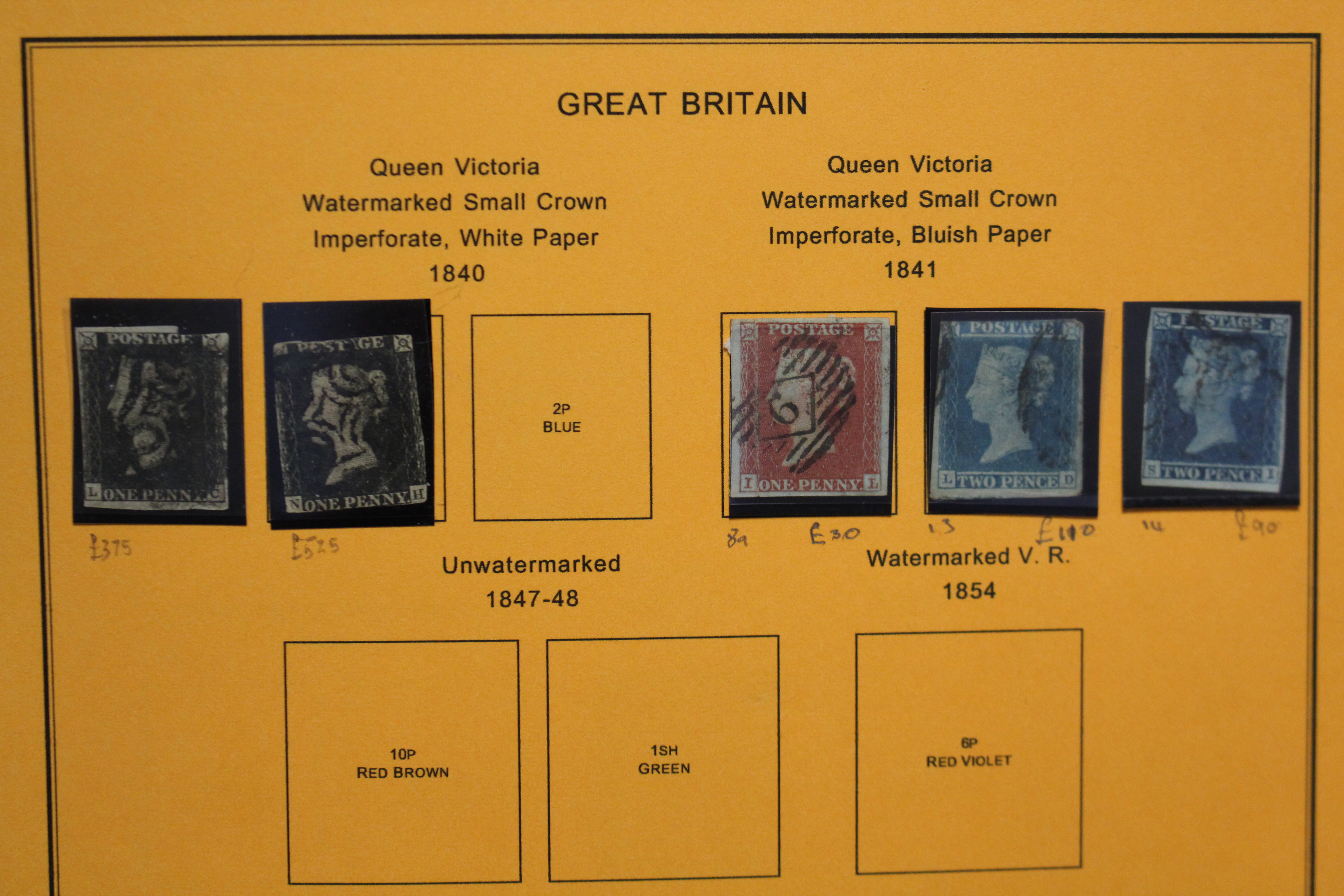 A good collection of GB stamps, 1d black to circa 2006, including some modern high-value specimens,