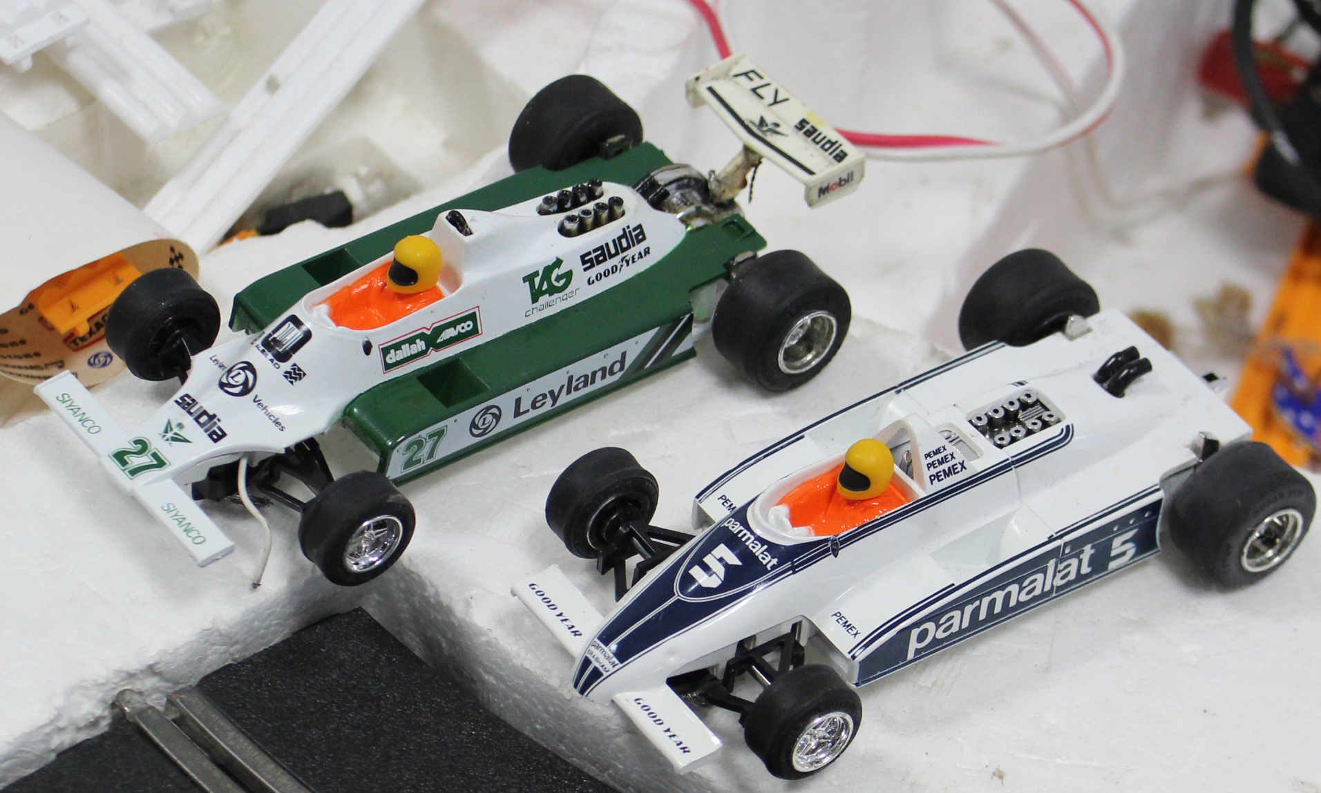 Thirty various Scalextric model racing cars; & various other Scalextric accessories. - Image 3 of 12