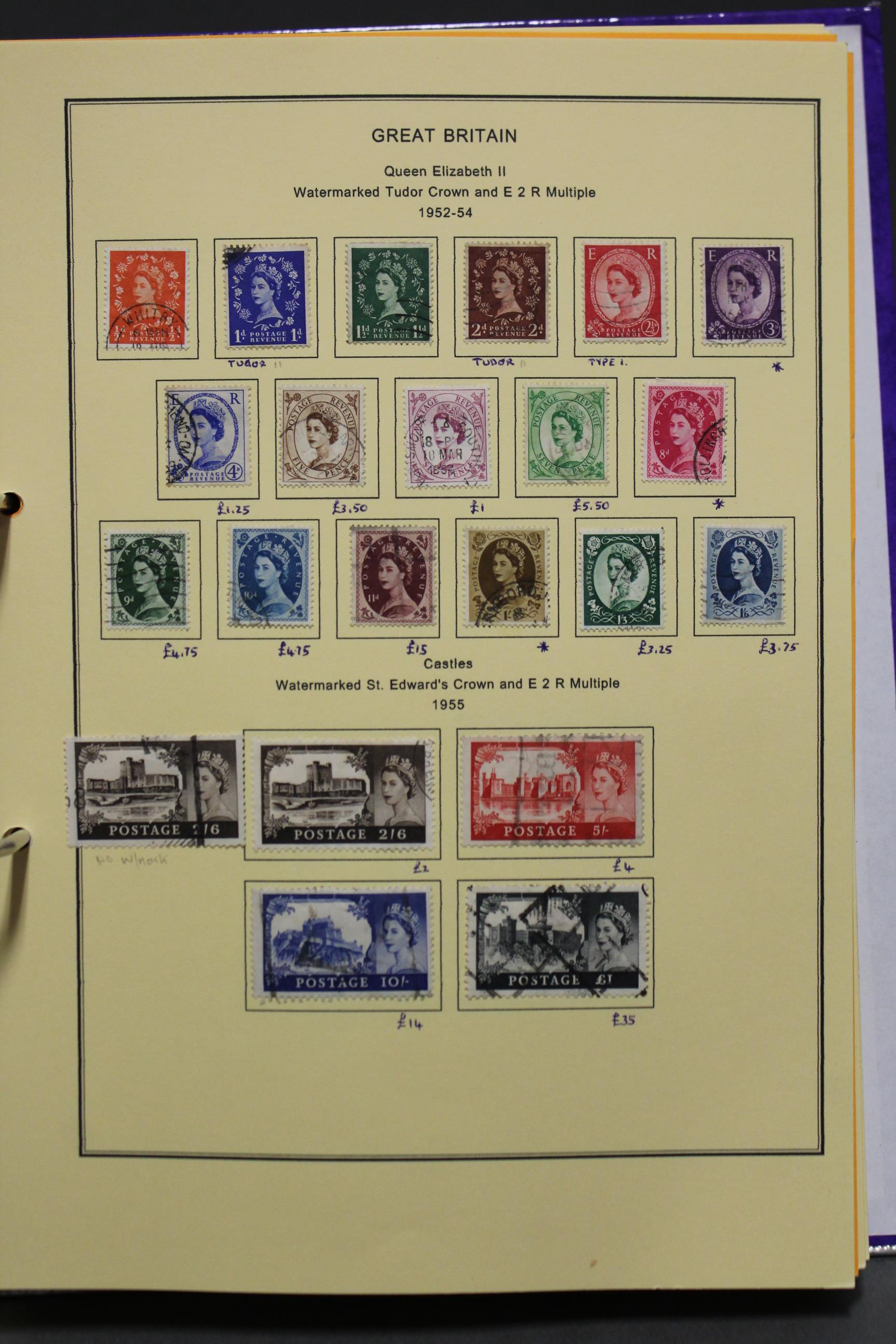 A good collection of GB stamps, 1d black to circa 2006, including some modern high-value specimens, - Image 8 of 16