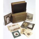 A large collection of carte-de-visite & cabinet photographs; together with various other