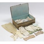 Various items of Victorian & later clothing, household textiles, etc.