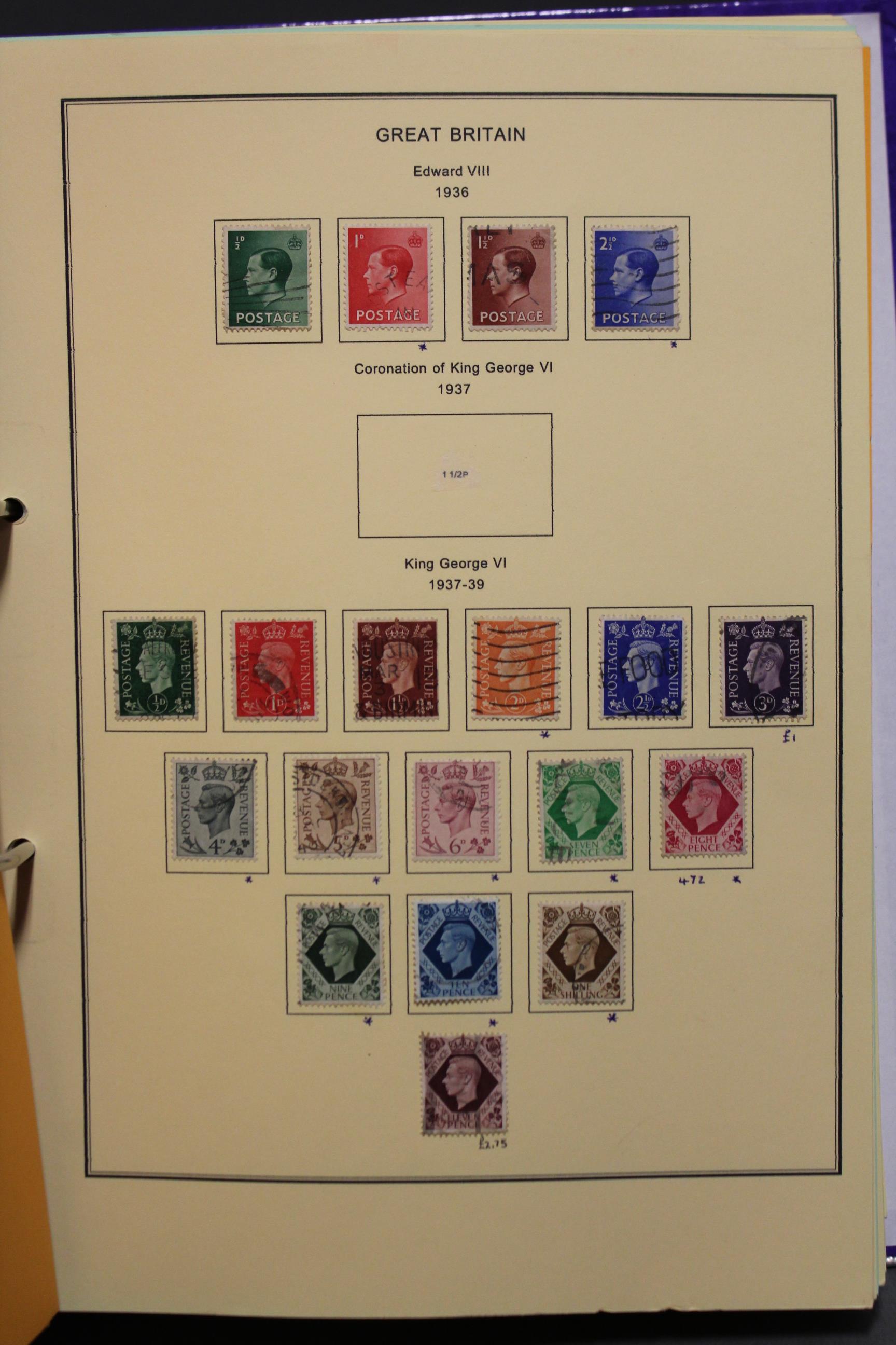 A good collection of GB stamps, 1d black to circa 2006, including some modern high-value specimens, - Image 7 of 16