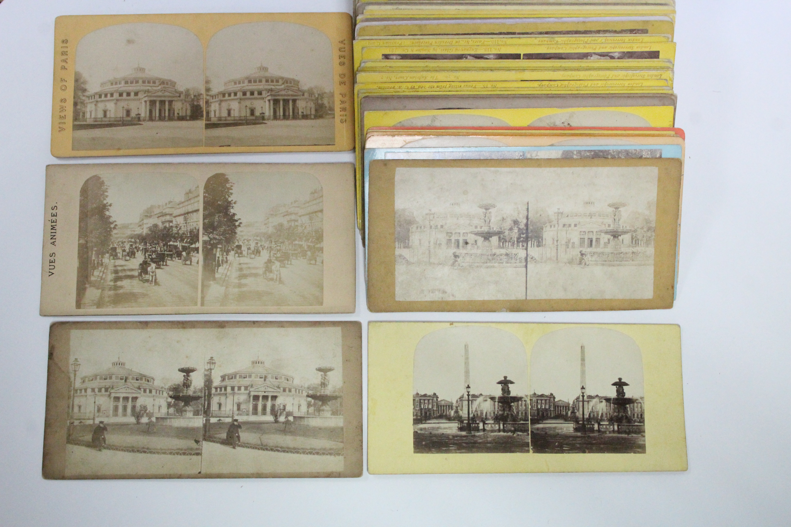 Approximately forty various antique stereoscope cards. - Image 2 of 3