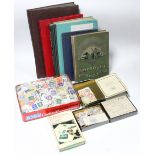 A collection of G. B. stamps in various small albums/stock-books, on stock cards, album leaves, &