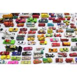 Approximately one hundred various die-cast scale models by Corgi, Dinky, Lesney, & others, all un-