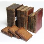 Various leather-bound & other volumes.