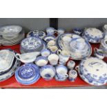 Various items of blue & white & other decorative china, part w.a.f.