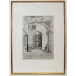 A set of four black & white lithographs depicting Norwich church interiors, titled: “Wickmere Ch.