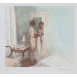 BERNARD DUNSTAN, R.A. (1920-2017). Nude female study. Lithograph, signed & numbered 18/250 to