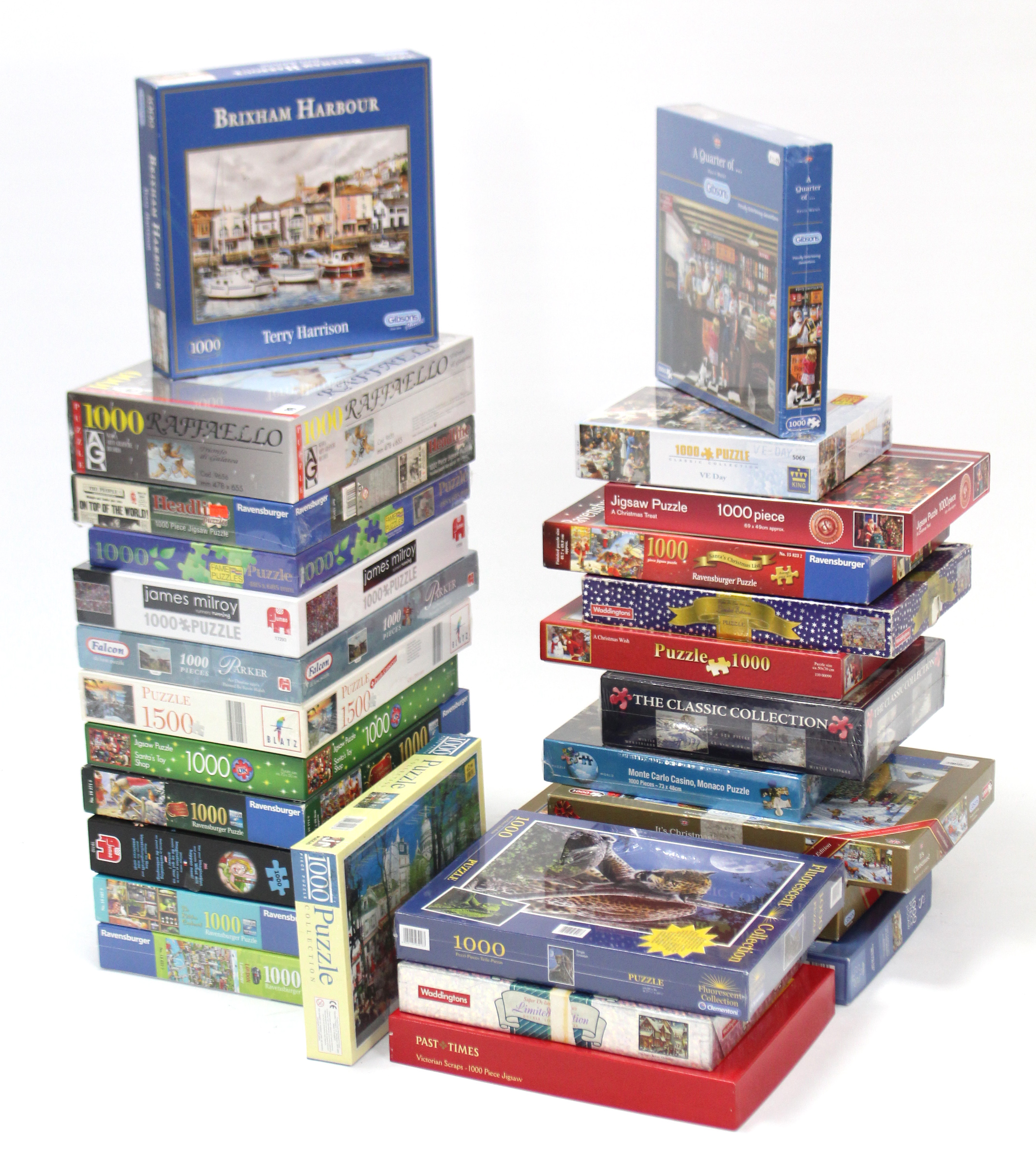 Twenty-seven various jig-saw puzzles, all boxed, some as-new.