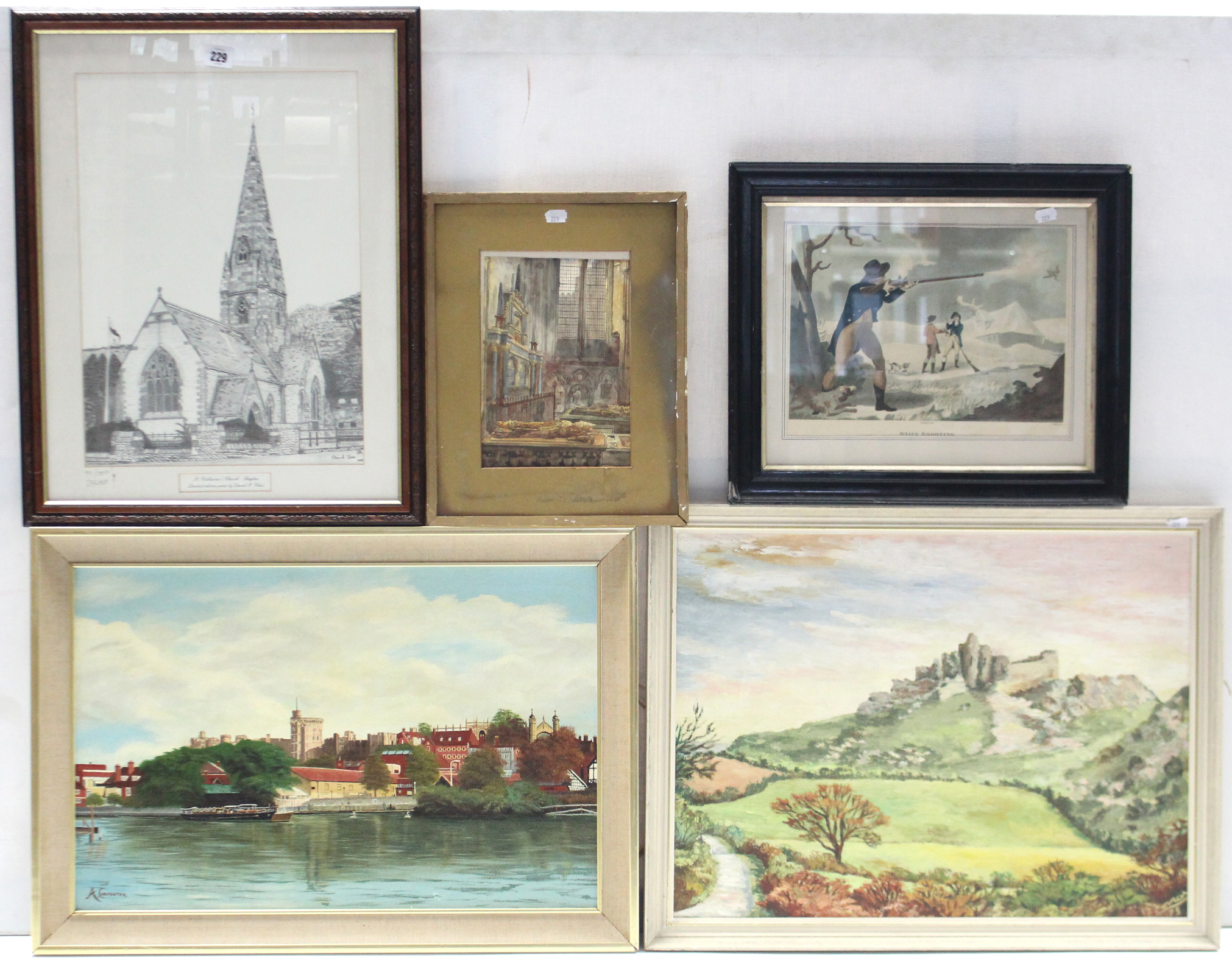 Various decorative paintings & prints. - Image 2 of 4