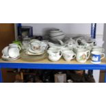 A Ridgways “White Mist” pattern forty one piece part dinner & tea service; & various items of