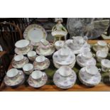 A Royal Doulton thirty-three piece tea service (pattern no.H2586); together with various other items