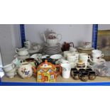 Various items of decorative china, pottery, etc., part w.a.f.