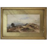 ENGLISH SCHOOL, 19th century. “View From Bathwick Hill”. Watercolour: unsigned; 12” x 21”,