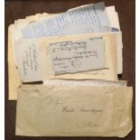 A large archive of personal papers, diaries, etc., relating to the Rosenberge family who fled