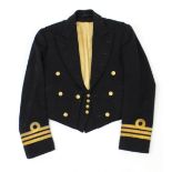 A British naval commander’s dress jacket & waistcoat.