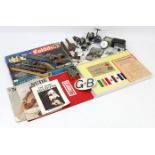 A Parker board game “Escape From Colditz”; four fishing reels; a collection of matchboxes; &