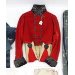 An early 20th century British regimental boy’s dress jacket (w.a.f.); together with a Japanese