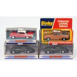 A Dinky scale model “Princess 2200 HL Saloon” (No. 123); & three Matchbox Dinky collection scale