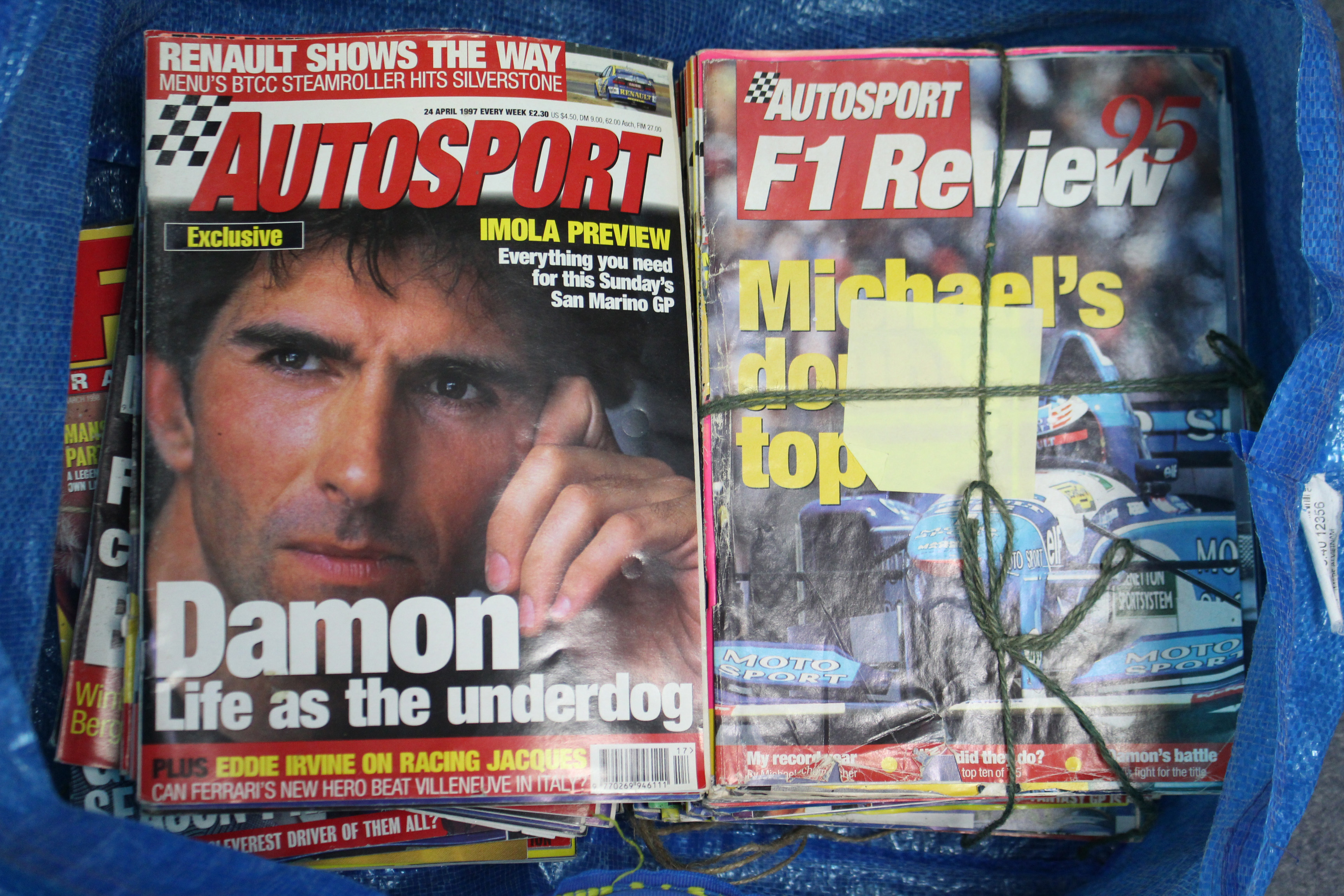 A large collection of magazines on Formula One racing, circa 1980’s onwards.