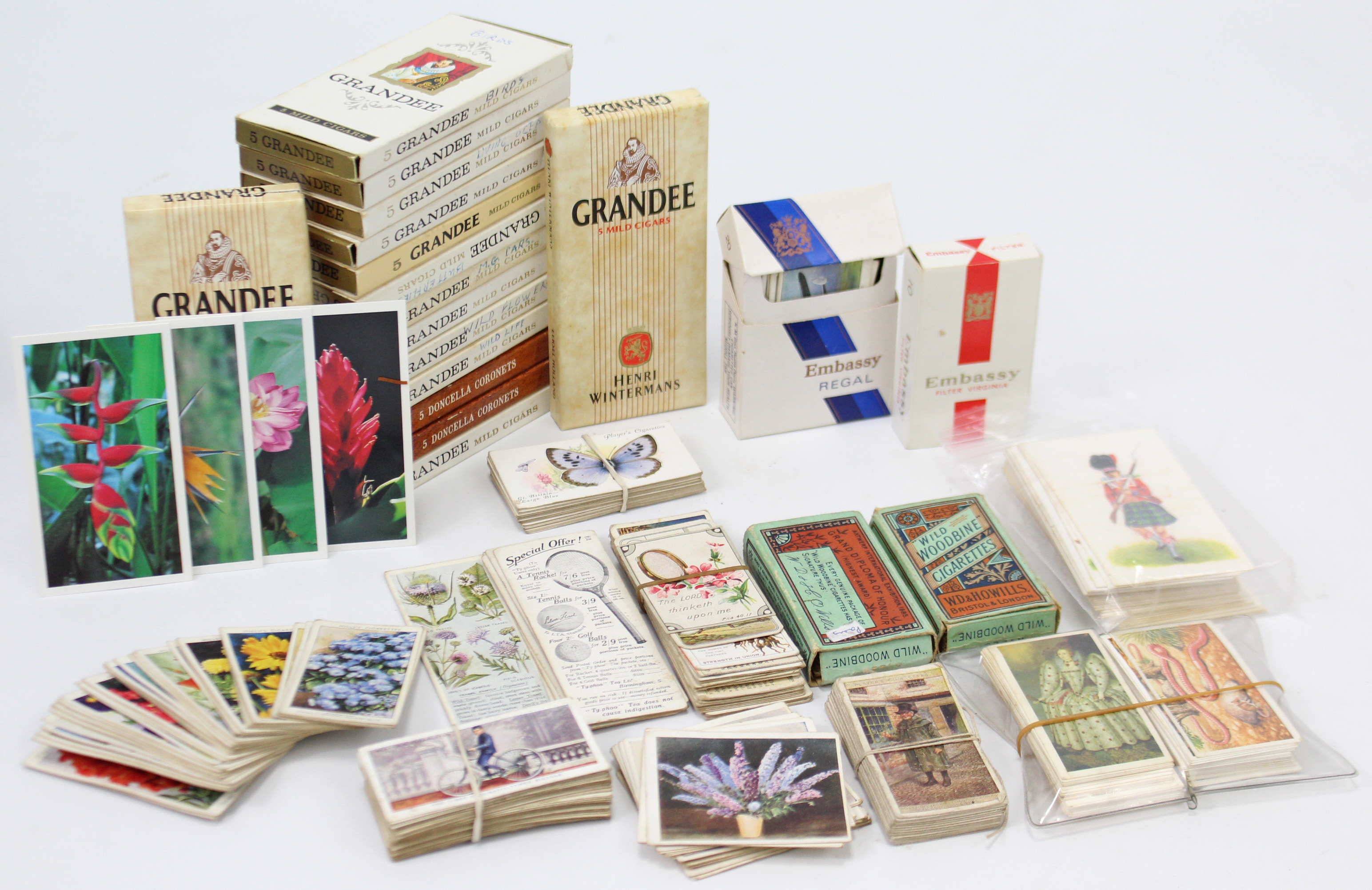 Various assorted cigarette & tea cards.