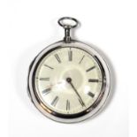 A late 18th century silver pair-cased gent’s pocket watch by Richard Anderson, Preston, No. 32415,
