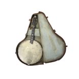 AN EARLY/MID 20th CENTURY CLIFFORD ESSEX & CO. “C.E. SPECIAL” FOUR-STRING BANJO, 24” long, bears