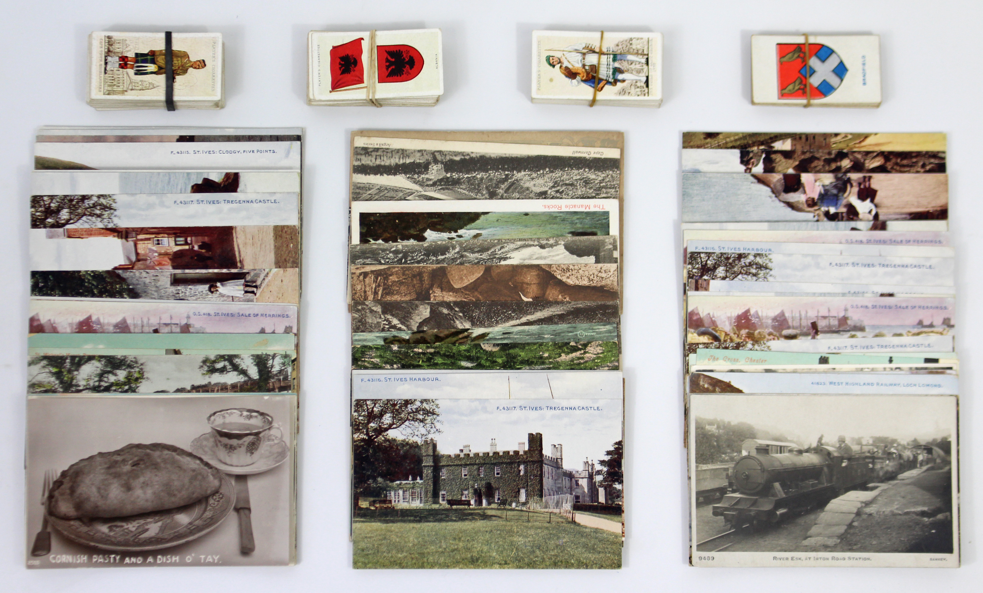 Approximately sixty loose postcards, early-mid 20th century – mostly Cornish views; & various