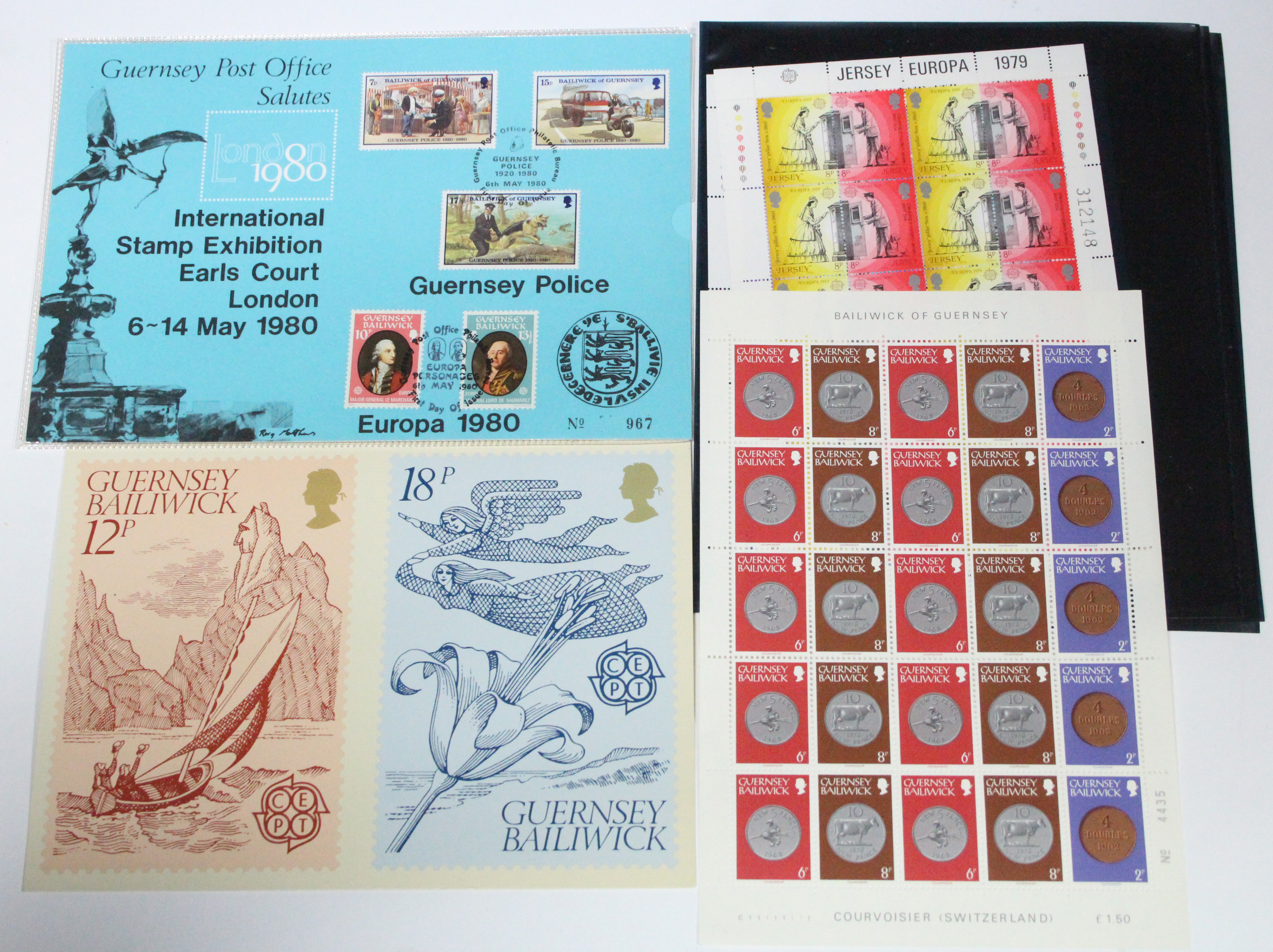 An extensive collection of Channel Islands & Isle of Man stamps, sheets, booklets, First Day covers,