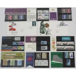 A small collection of G. B. High Value presentation packs & First Day covers.