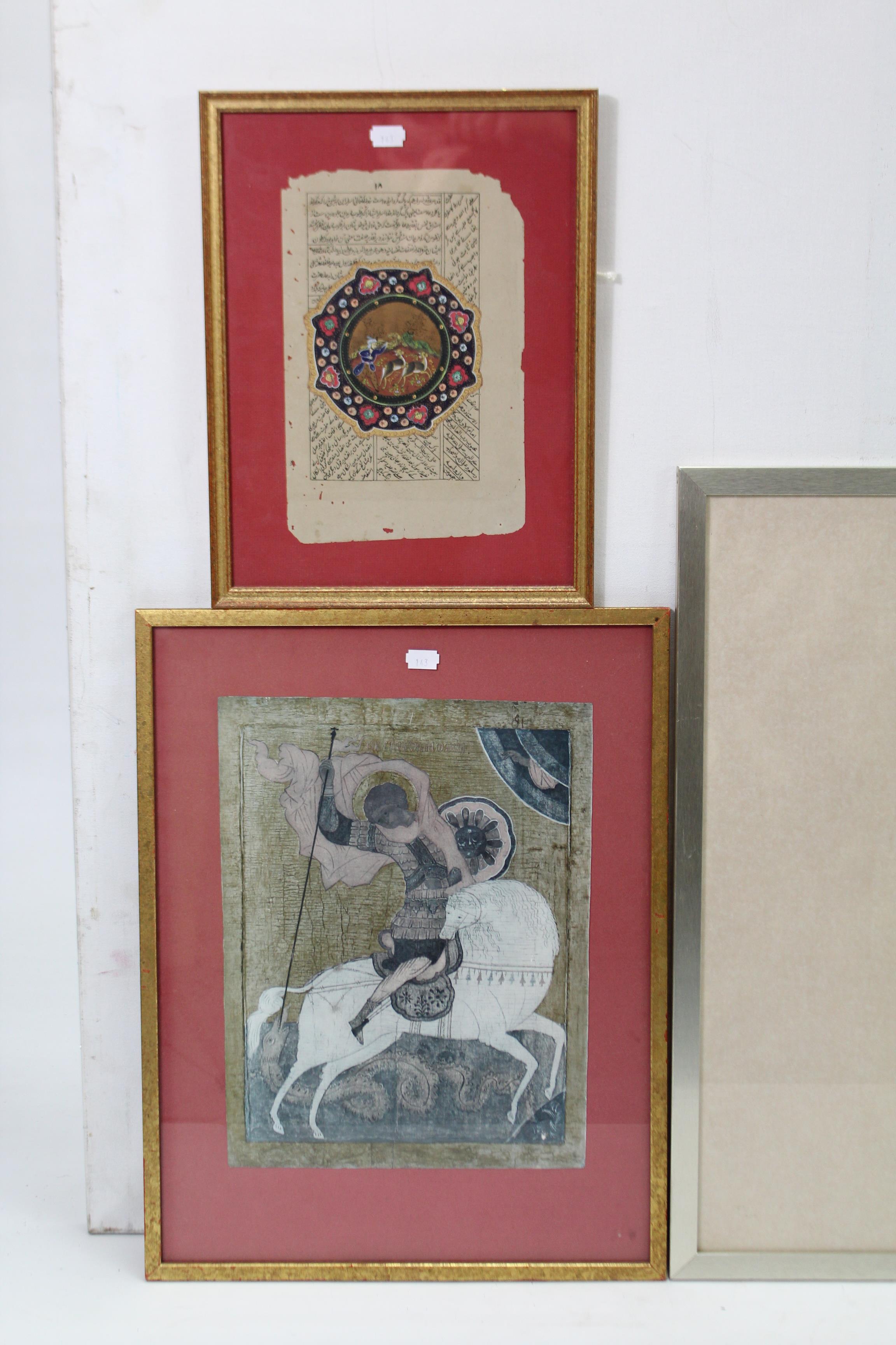 Six small coloured etchings by Chad Coleman; together with five various other decorative pictures, - Image 3 of 4