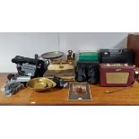 A Robert’s transistor radio; a Prinz “Oxford 1200” cine editor, boxed; a Victorian photograph album;