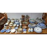 Various items of decorative china, pottery, glassware, etc.