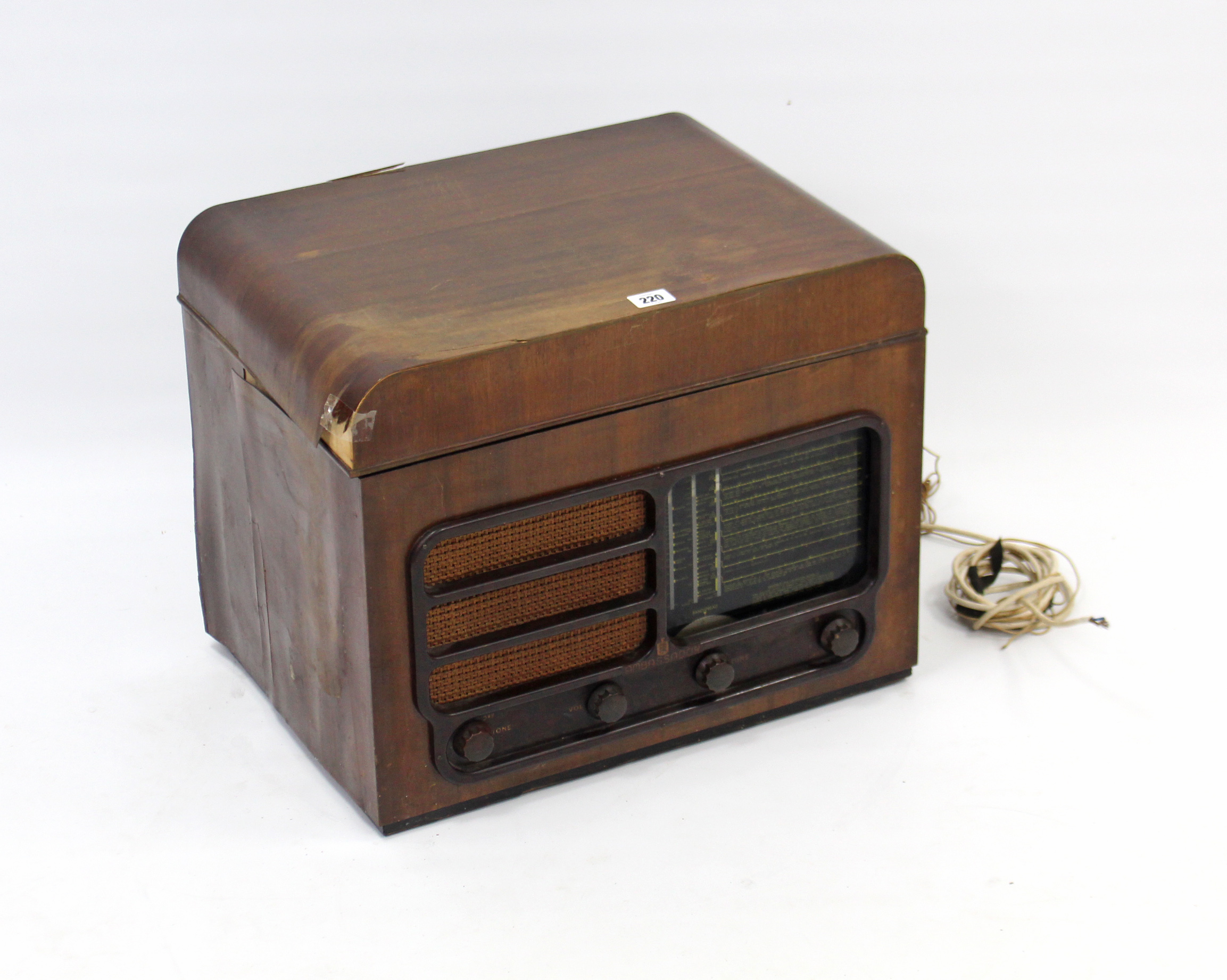 An Ambassador radiogram in mahogany-finish case; together with various books. - Image 2 of 7